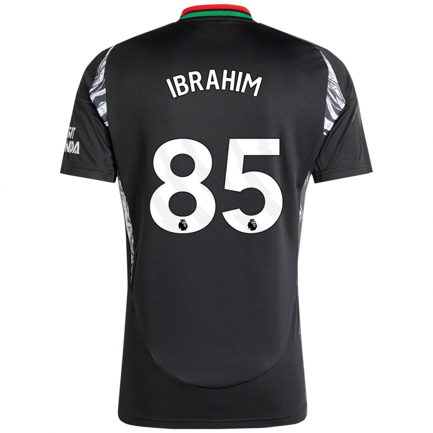 Kinder Ife Ibrahim #85 Schwarz Auswärtstrikot Trikot 2024/25 T-Shirt