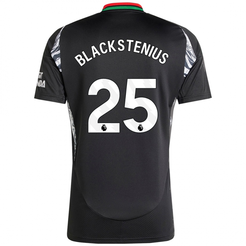 Kinder Stina Blackstenius #25 Schwarz Auswärtstrikot Trikot 2024/25 T-Shirt