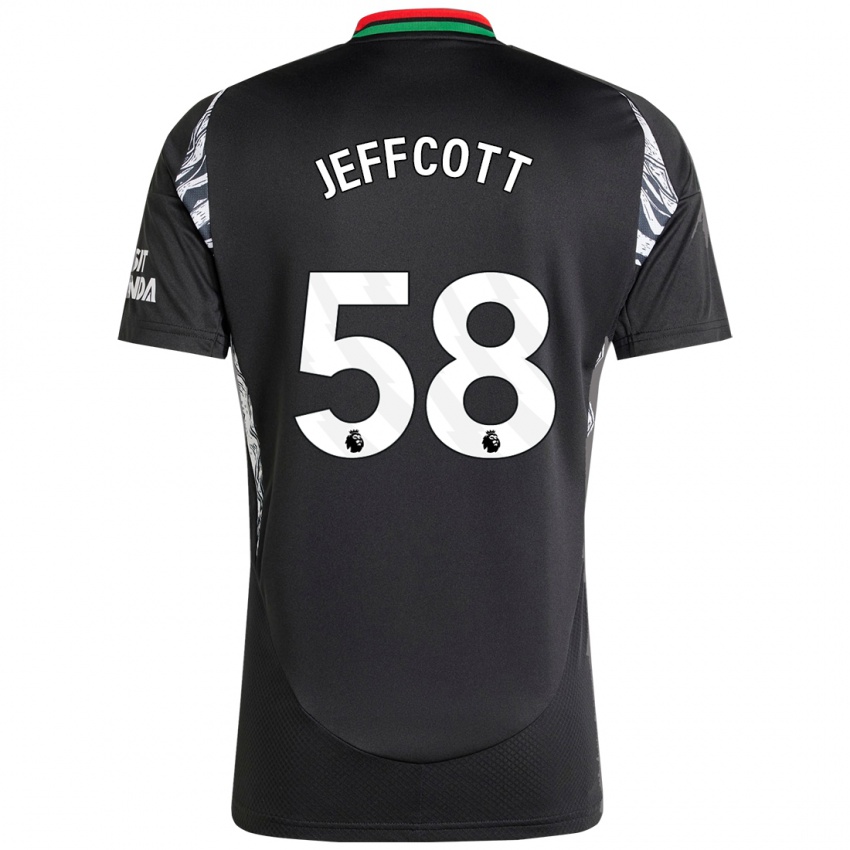 Kinder Henry Jeffcott #58 Schwarz Auswärtstrikot Trikot 2024/25 T-Shirt