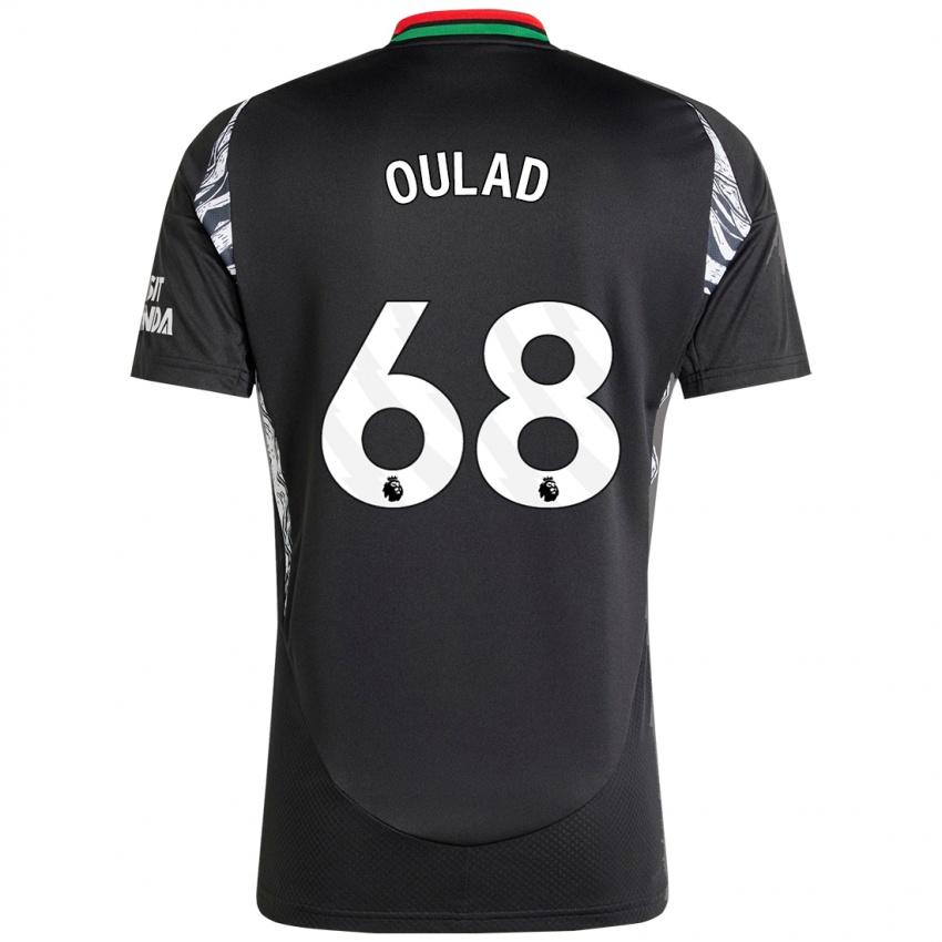 Kinder Salah-Eddine Oulad M'hand #68 Schwarz Auswärtstrikot Trikot 2024/25 T-Shirt