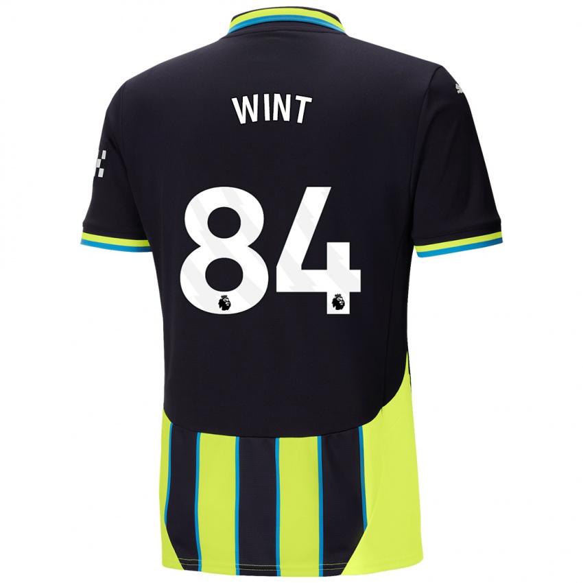 Kinder Jack Wint #84 Blaugelb Auswärtstrikot Trikot 2024/25 T-Shirt