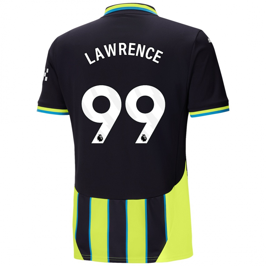 Kinder Emilio Lawrence #99 Blaugelb Auswärtstrikot Trikot 2024/25 T-Shirt