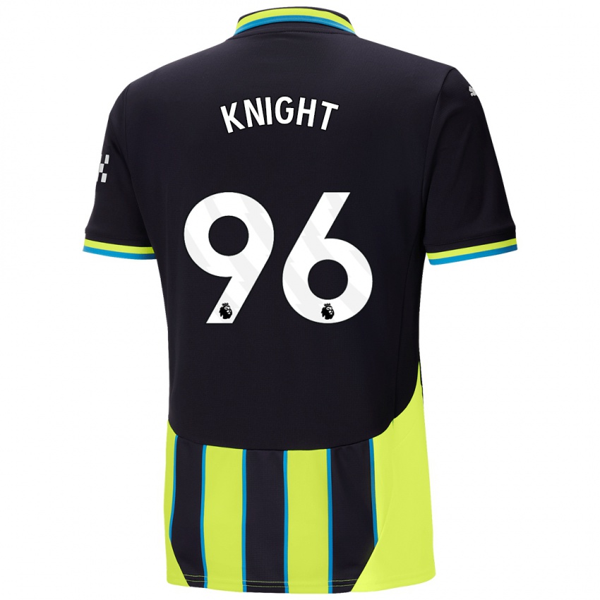 Kinder Ben Knight #96 Blaugelb Auswärtstrikot Trikot 2024/25 T-Shirt