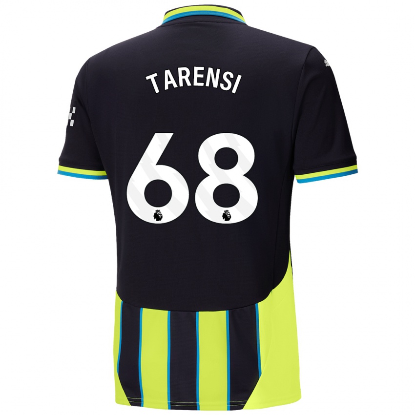 Kinder Oscar Tarensi #68 Blaugelb Auswärtstrikot Trikot 2024/25 T-Shirt