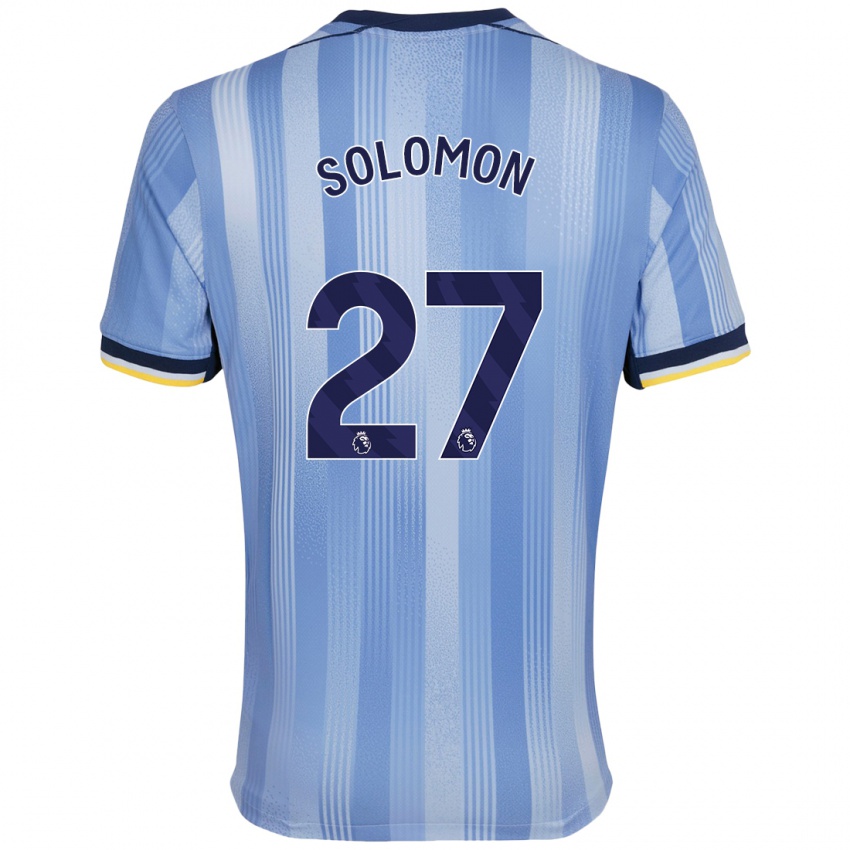 Kinder Manor Solomon #27 Hellblau Auswärtstrikot Trikot 2024/25 T-Shirt