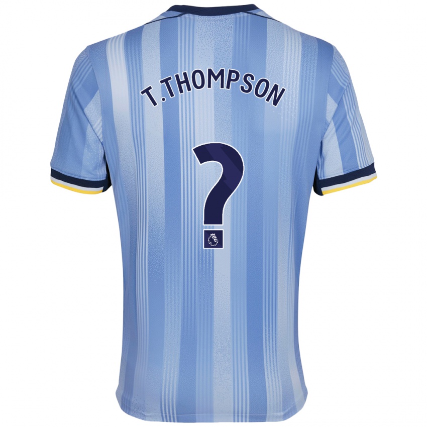 Kinder Tynan Thompson #0 Hellblau Auswärtstrikot Trikot 2024/25 T-Shirt