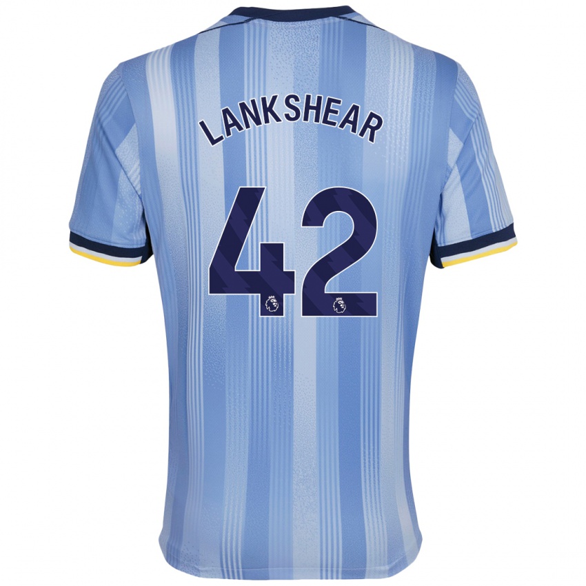 Kinder Will Lankshear #42 Hellblau Auswärtstrikot Trikot 2024/25 T-Shirt