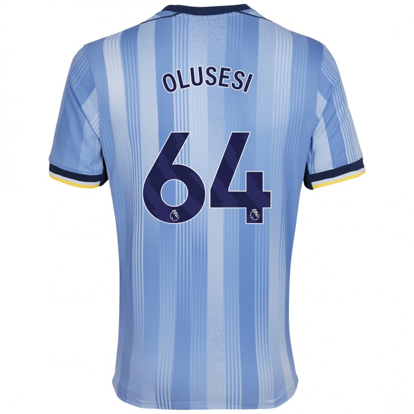 Kinder Callum Olusesi #64 Hellblau Auswärtstrikot Trikot 2024/25 T-Shirt