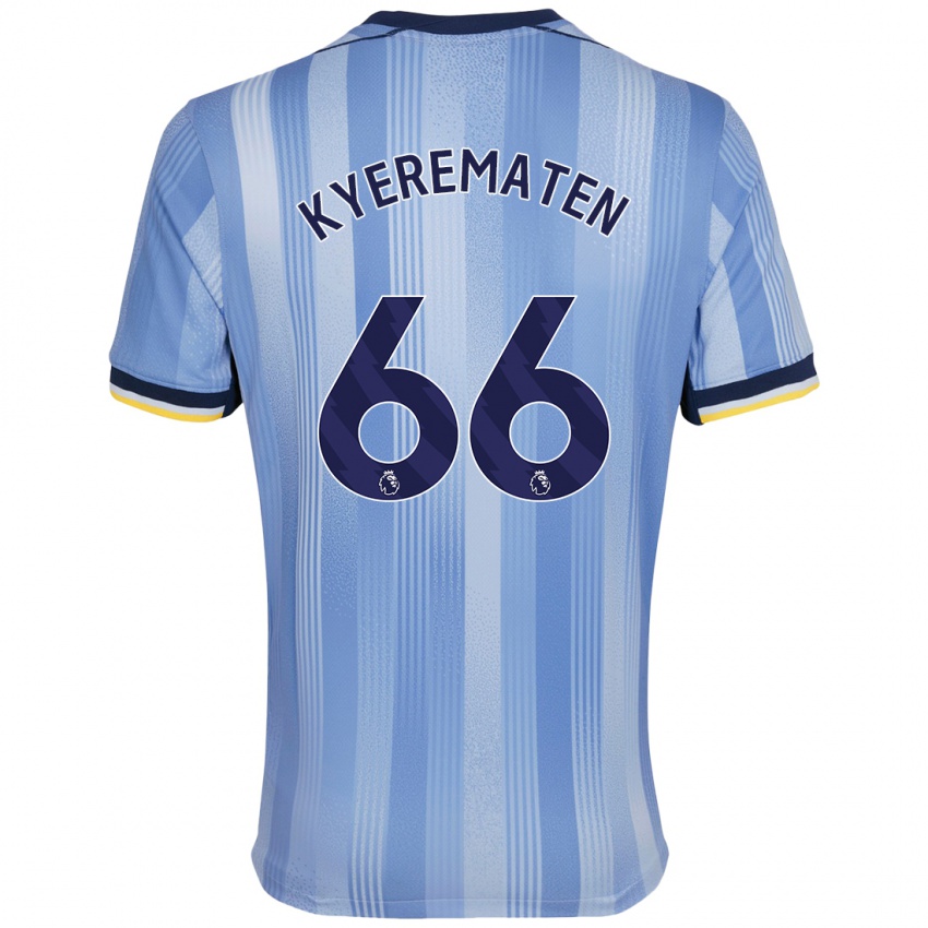 Kinder Rio Kyerematen #66 Hellblau Auswärtstrikot Trikot 2024/25 T-Shirt