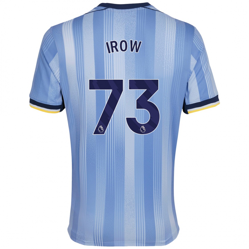 Kinder Oliver Irow #73 Hellblau Auswärtstrikot Trikot 2024/25 T-Shirt