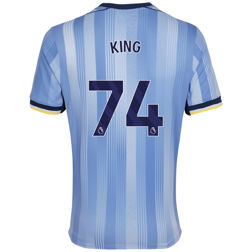 Kinder Maeson King #74 Hellblau Auswärtstrikot Trikot 2024/25 T-Shirt