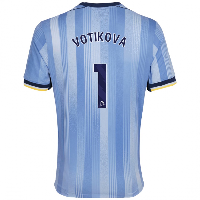 Kinder Barbora Votíková #1 Hellblau Auswärtstrikot Trikot 2024/25 T-Shirt