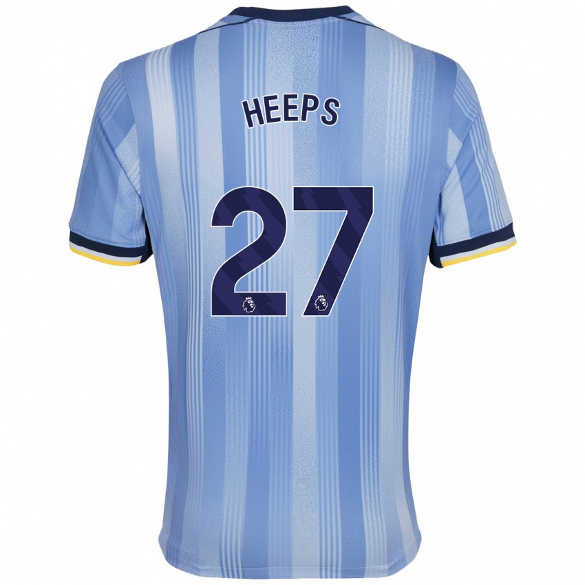 Kinder Eleanor Heeps #27 Hellblau Auswärtstrikot Trikot 2024/25 T-Shirt