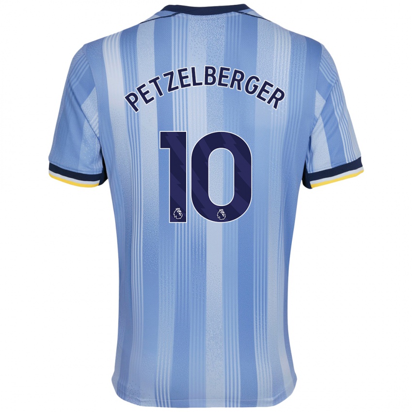 Kinder Ramona Petzelberger #10 Hellblau Auswärtstrikot Trikot 2024/25 T-Shirt