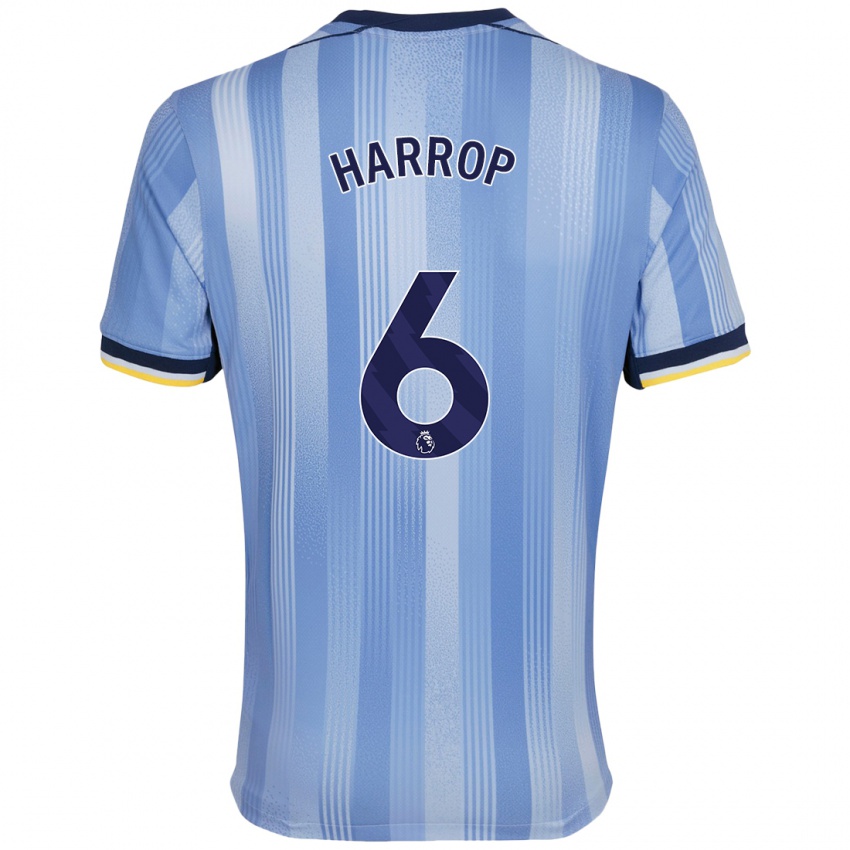 Kinder Kerys Harrop #6 Hellblau Auswärtstrikot Trikot 2024/25 T-Shirt