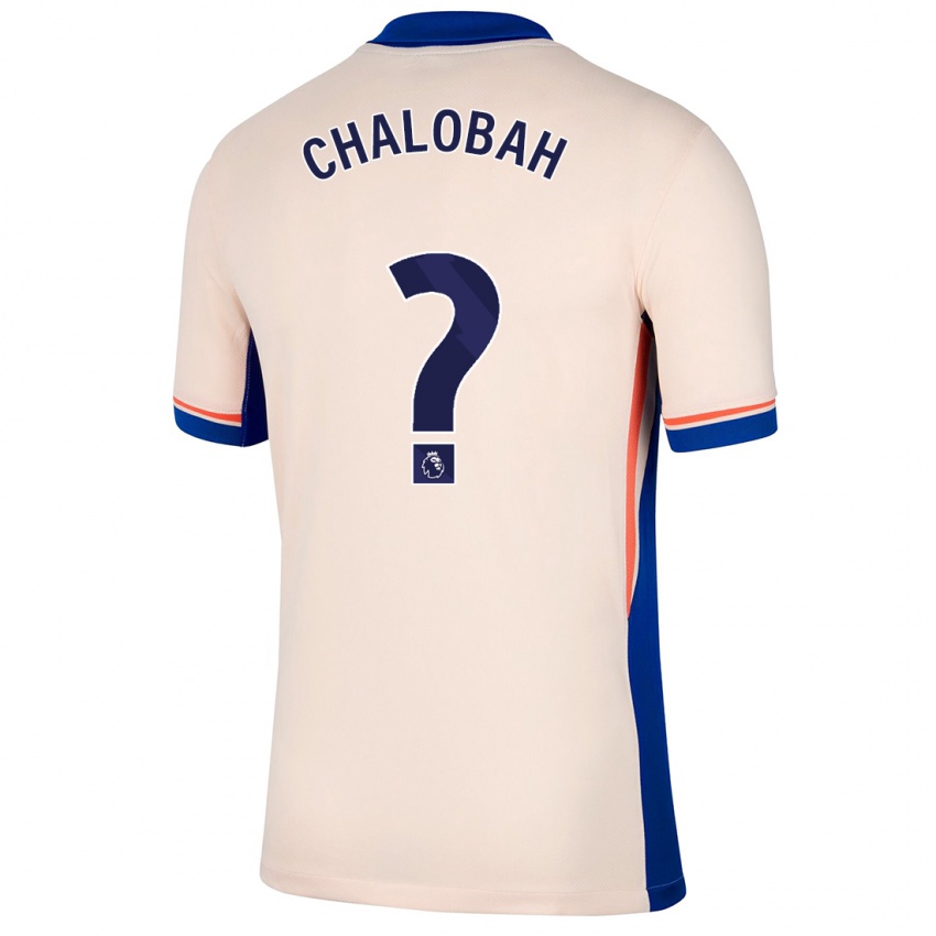 Kinder Trevoh Chalobah #0 Hellbeige Auswärtstrikot Trikot 2024/25 T-Shirt