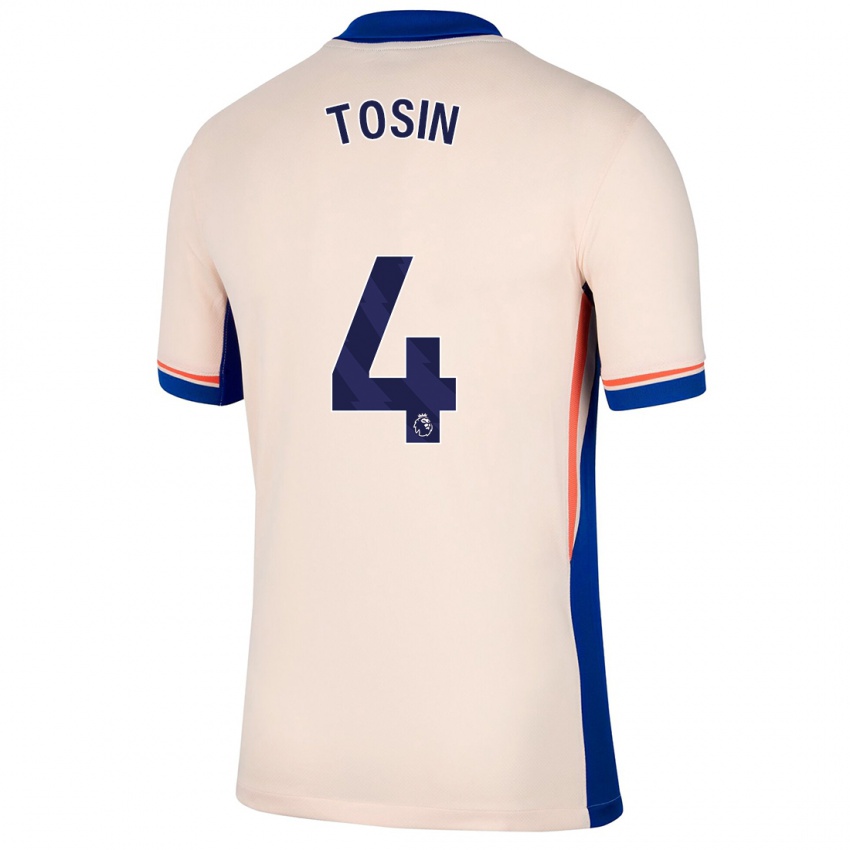 Kinder Tosin Adarabioyo #4 Hellbeige Auswärtstrikot Trikot 2024/25 T-Shirt