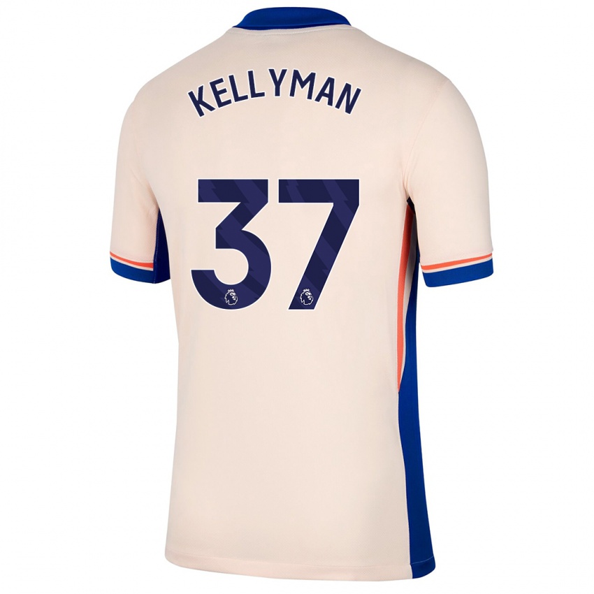 Kinder Omari Kellyman #37 Hellbeige Auswärtstrikot Trikot 2024/25 T-Shirt