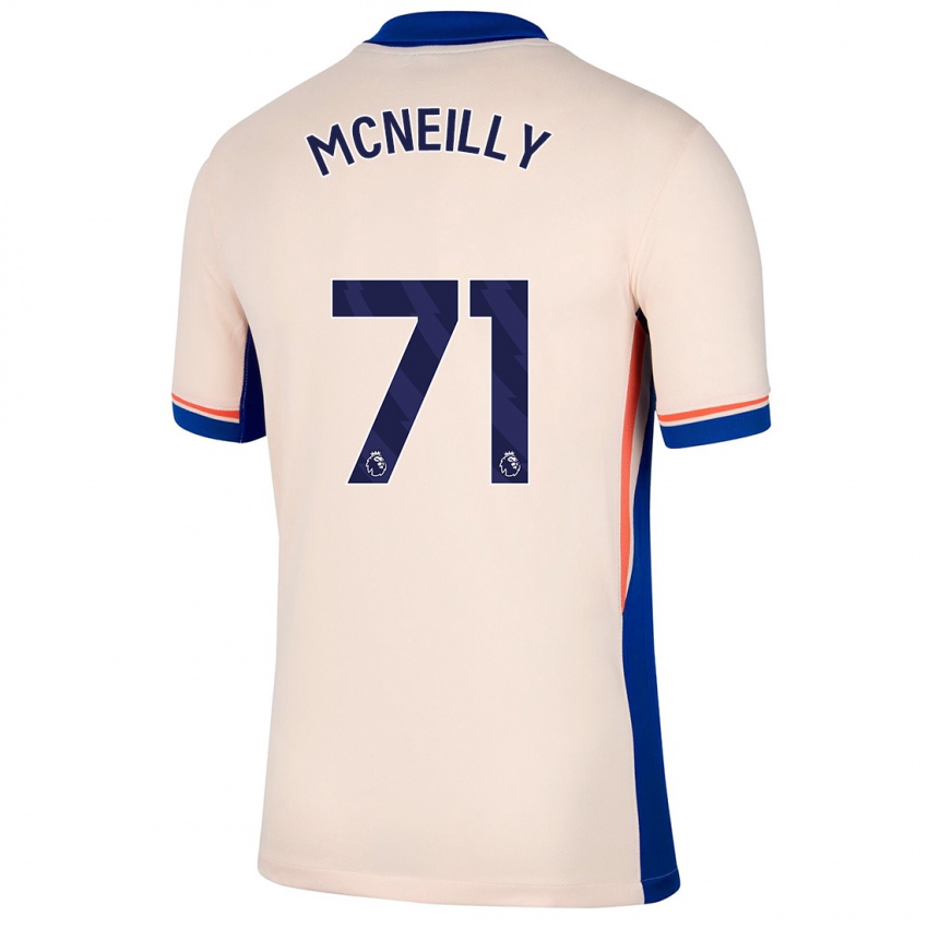 Kinder Donnell Mcneilly #71 Hellbeige Auswärtstrikot Trikot 2024/25 T-Shirt