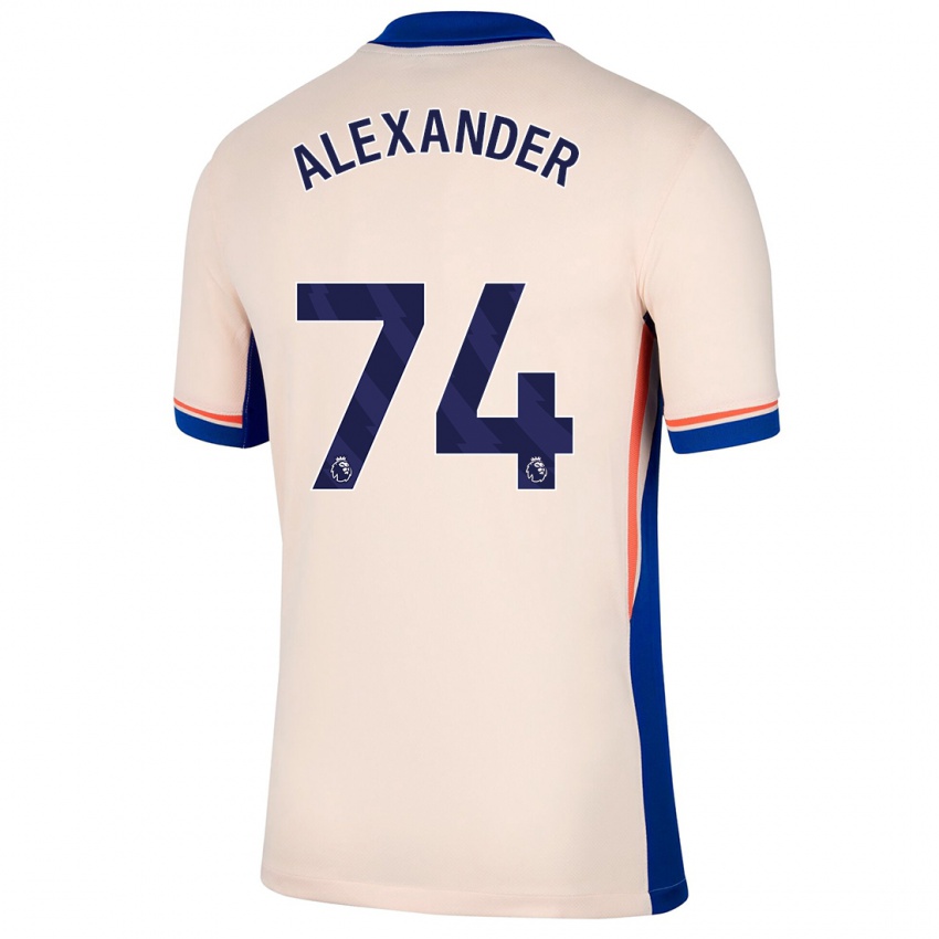 Kinder Reiss Alexander Russell-Denny #74 Hellbeige Auswärtstrikot Trikot 2024/25 T-Shirt