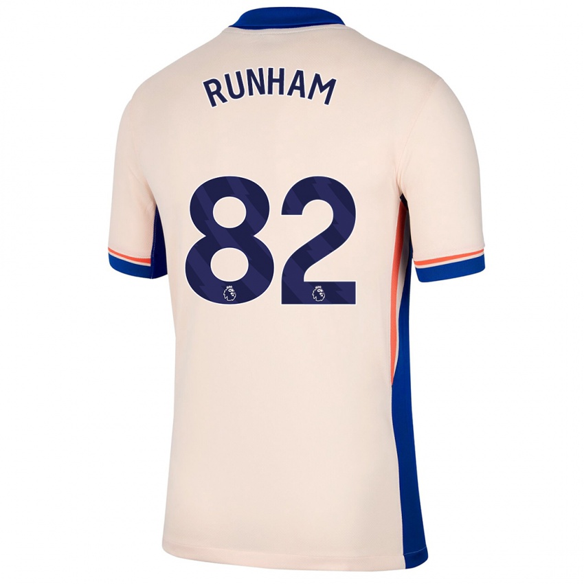 Kinder Frankie Runham #82 Hellbeige Auswärtstrikot Trikot 2024/25 T-Shirt