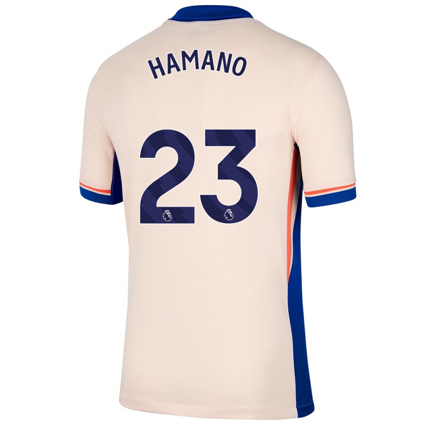 Kinder Maika Hamano #23 Hellbeige Auswärtstrikot Trikot 2024/25 T-Shirt