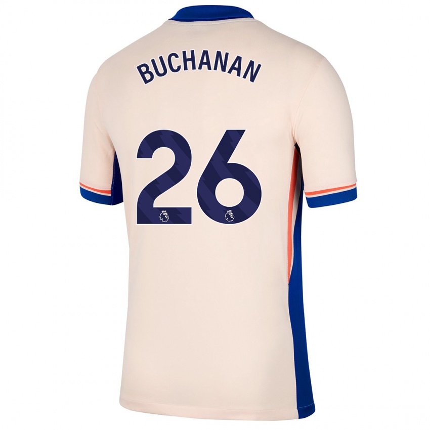 Kinder Kadeisha Buchanan #26 Hellbeige Auswärtstrikot Trikot 2024/25 T-Shirt