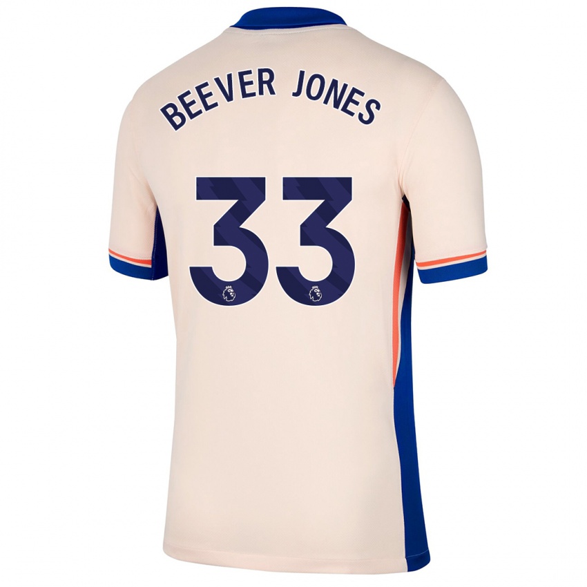 Kinder Aggie Beever-Jones #33 Hellbeige Auswärtstrikot Trikot 2024/25 T-Shirt