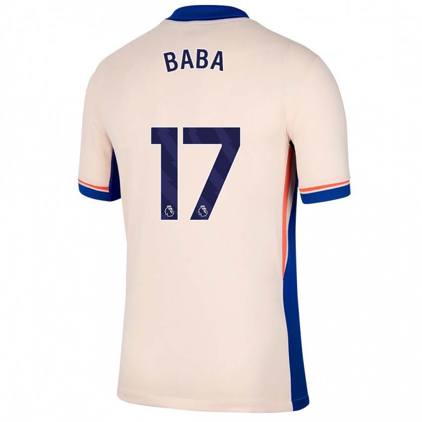 Kinder Abdul-Rahman Baba #17 Hellbeige Auswärtstrikot Trikot 2024/25 T-Shirt