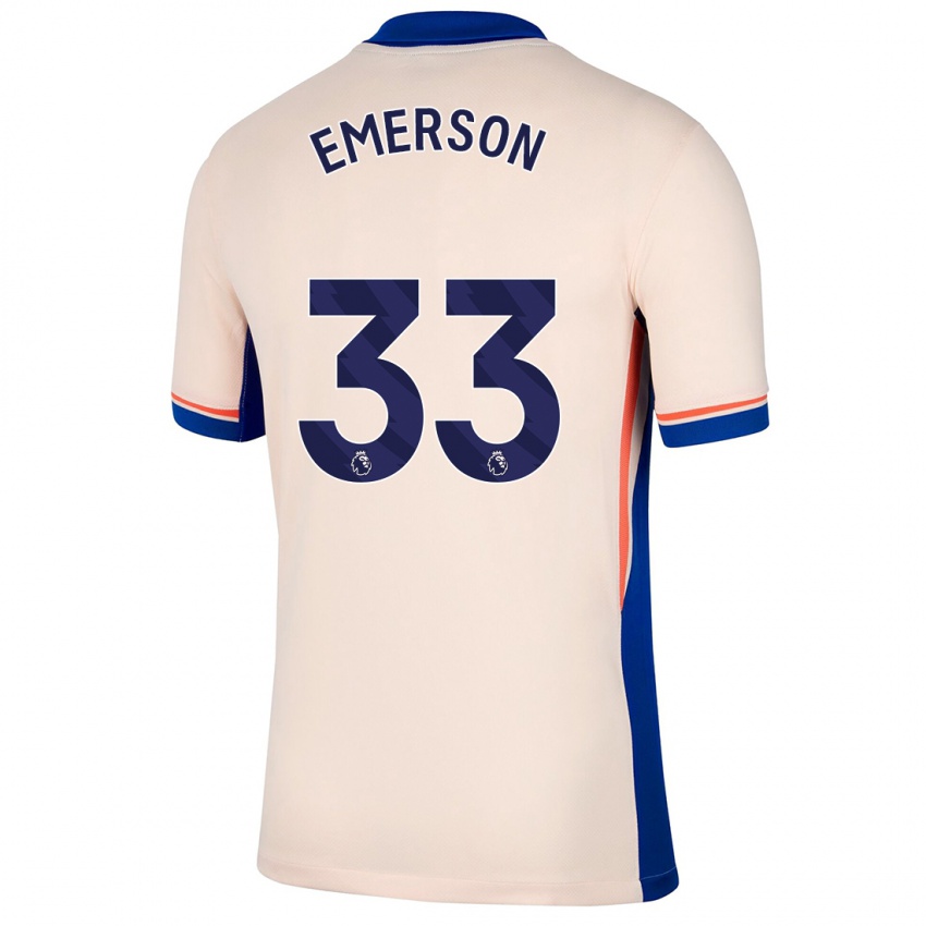 Kinder Emerson #33 Hellbeige Auswärtstrikot Trikot 2024/25 T-Shirt