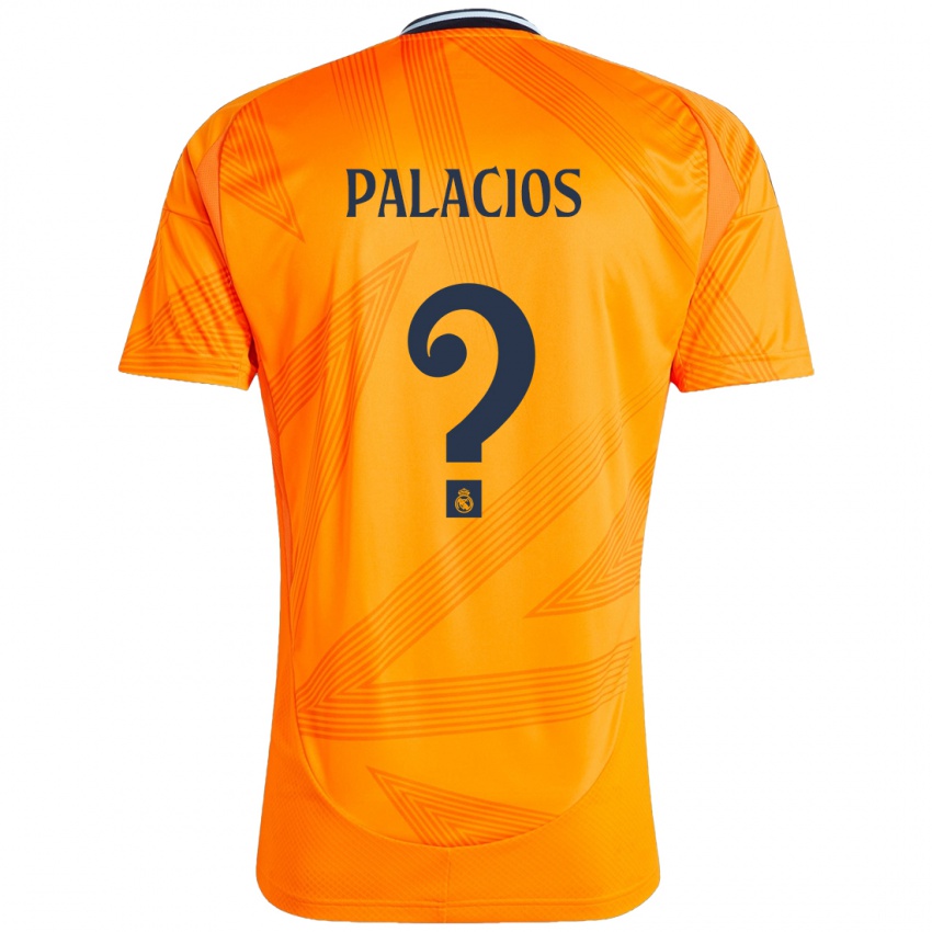 Kinder Cesar Palacios #0 Orange Auswärtstrikot Trikot 2024/25 T-Shirt