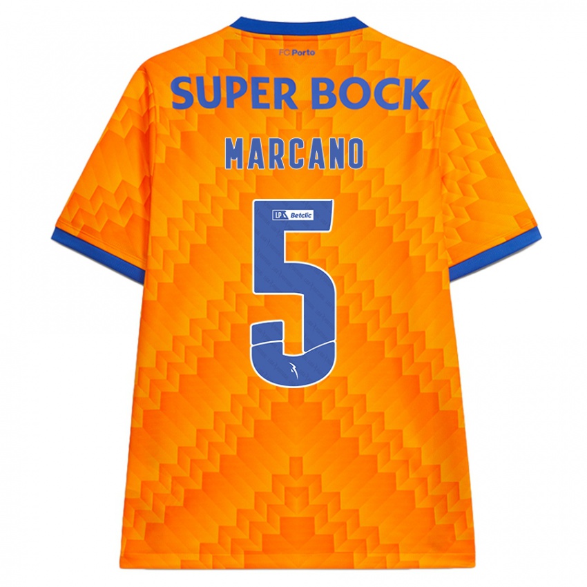 Kinder Ivan Marcano #5 Orange Auswärtstrikot Trikot 2024/25 T-Shirt