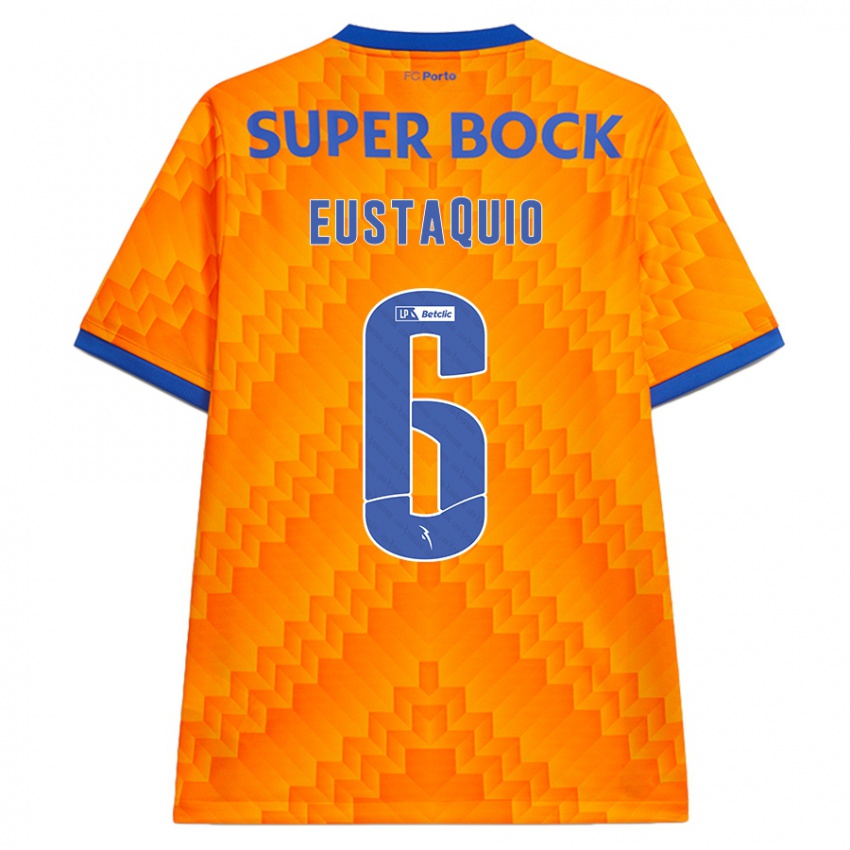 Kinder Stephen Eustaquio #6 Orange Auswärtstrikot Trikot 2024/25 T-Shirt