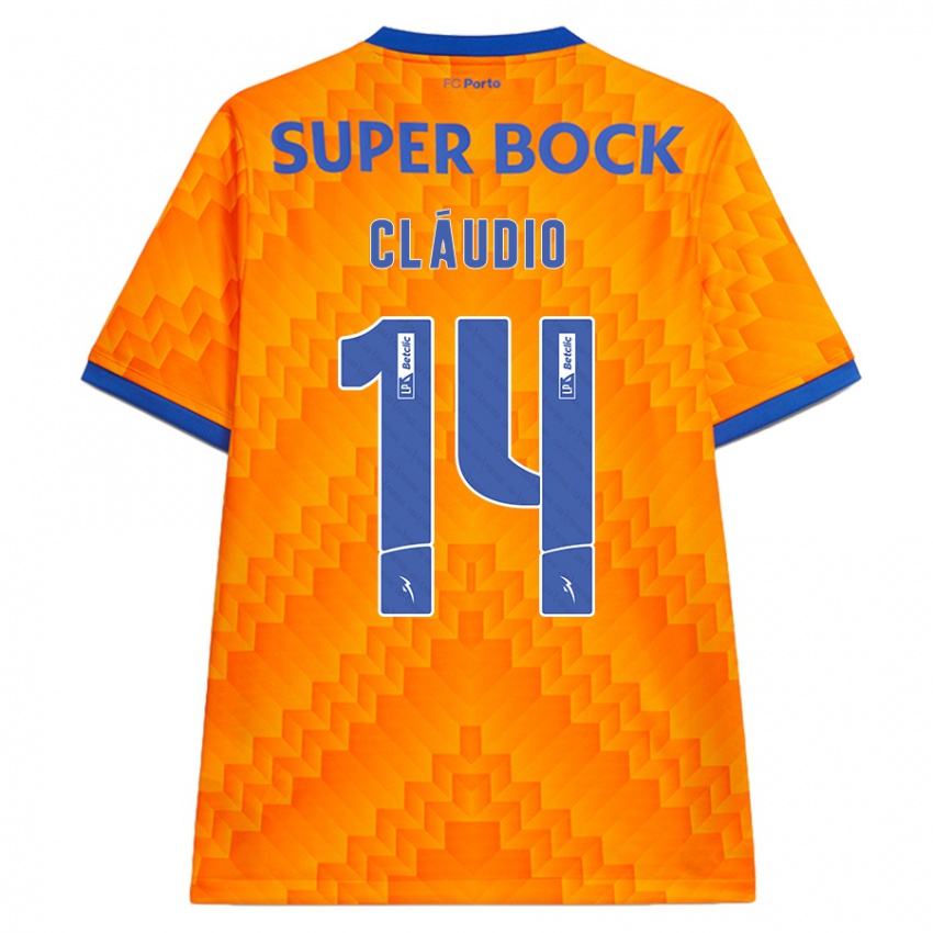 Kinder Claudio Ramos #14 Orange Auswärtstrikot Trikot 2024/25 T-Shirt