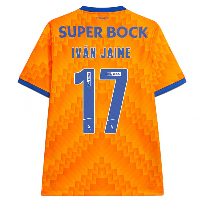 Kinder Iván Jaime #17 Orange Auswärtstrikot Trikot 2024/25 T-Shirt