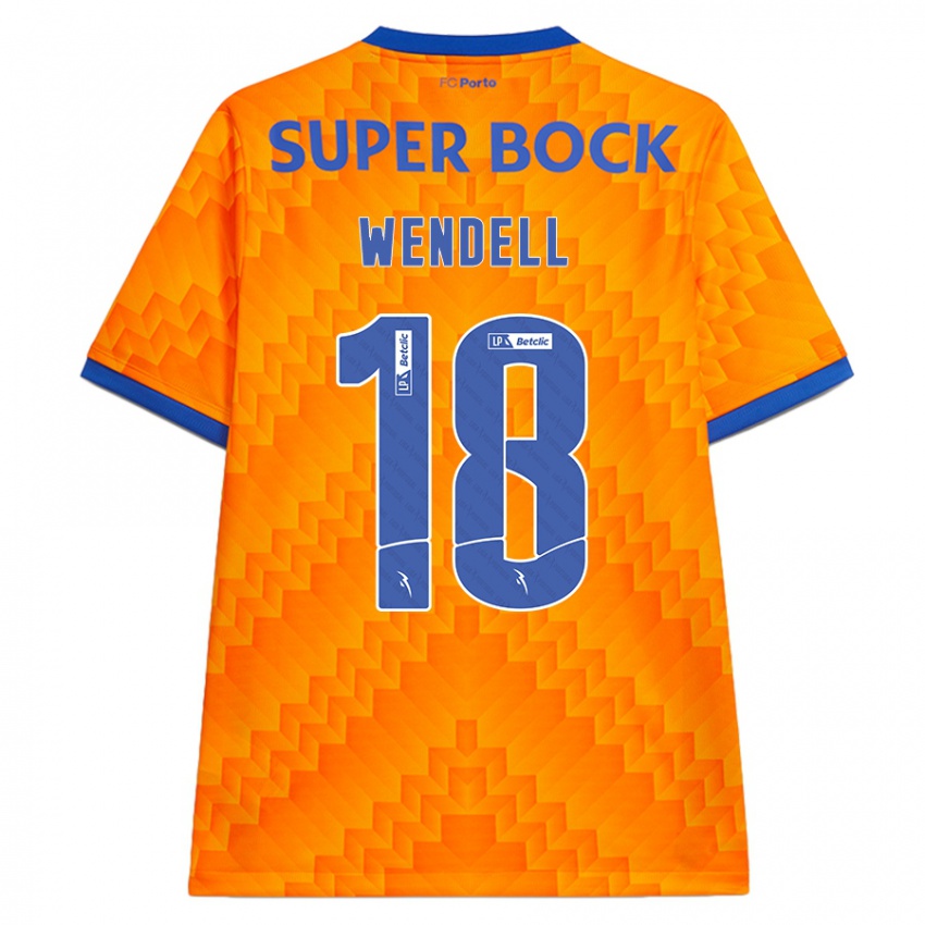 Kinder Wendell #18 Orange Auswärtstrikot Trikot 2024/25 T-Shirt