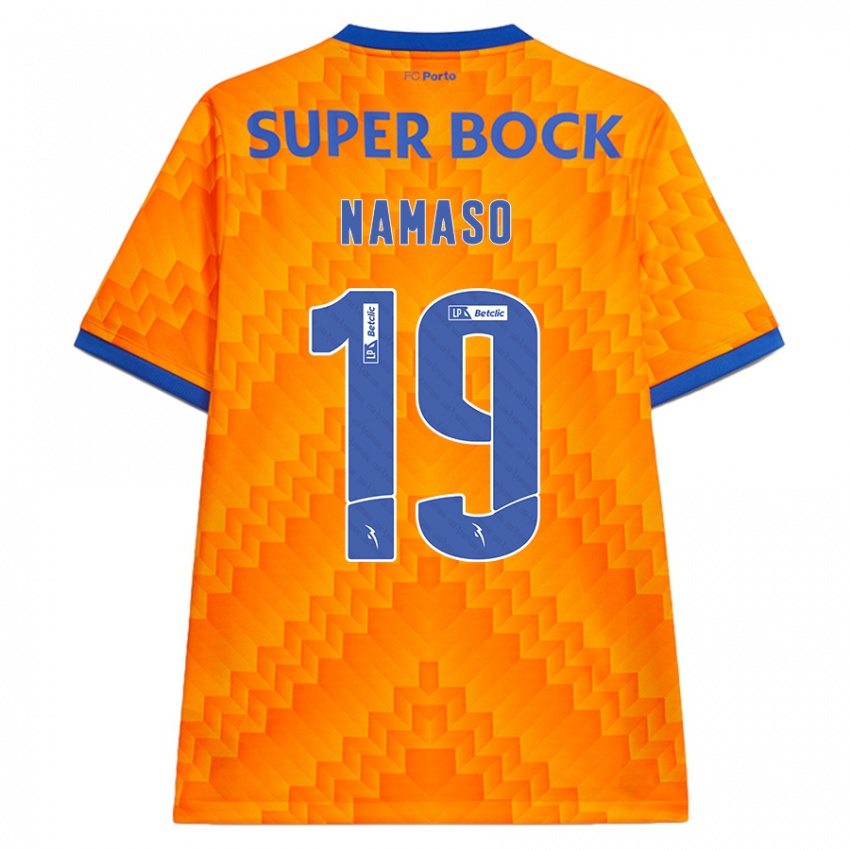 Kinder Danny Namaso #19 Orange Auswärtstrikot Trikot 2024/25 T-Shirt