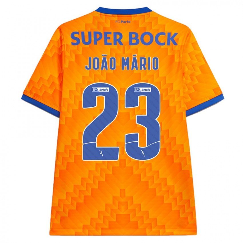 Kinder Joao Mario #23 Orange Auswärtstrikot Trikot 2024/25 T-Shirt