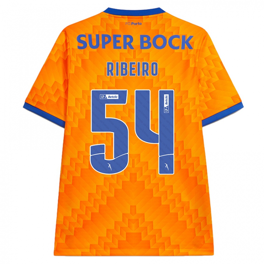 Kinder António Ribeiro #54 Orange Auswärtstrikot Trikot 2024/25 T-Shirt