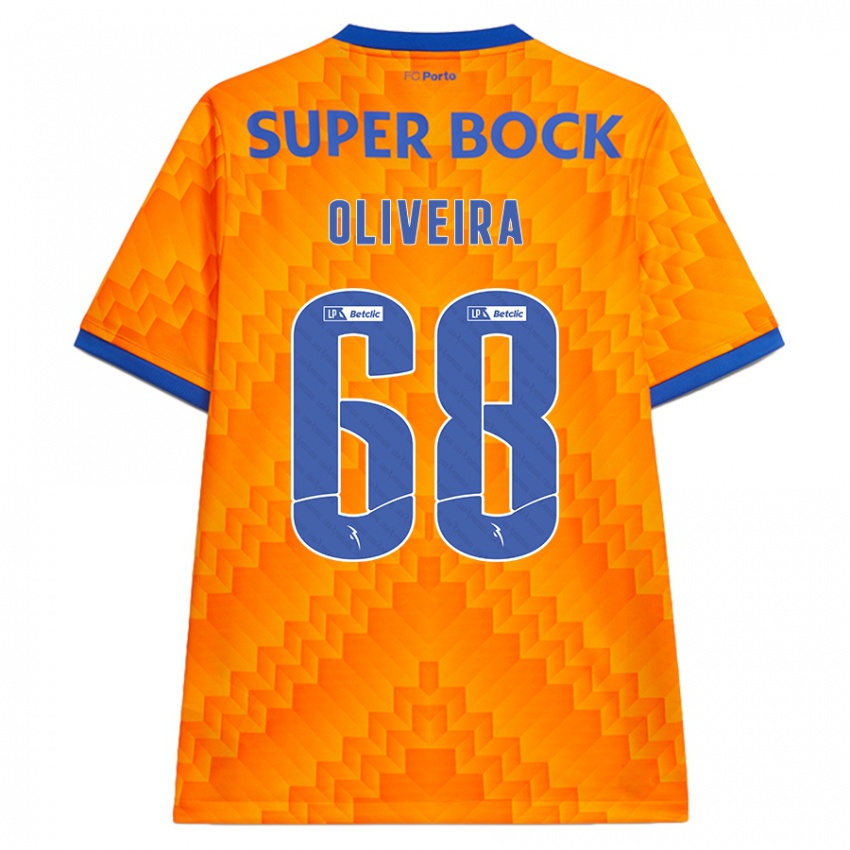 Kinder André Oliveira #68 Orange Auswärtstrikot Trikot 2024/25 T-Shirt