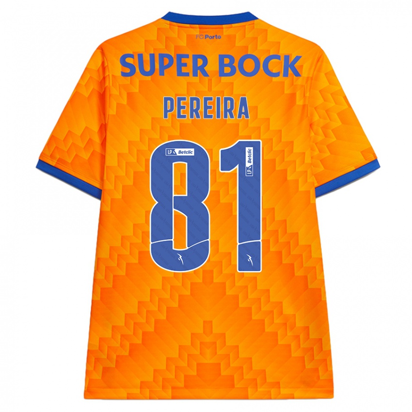 Kinder Martim Pereira #81 Orange Auswärtstrikot Trikot 2024/25 T-Shirt