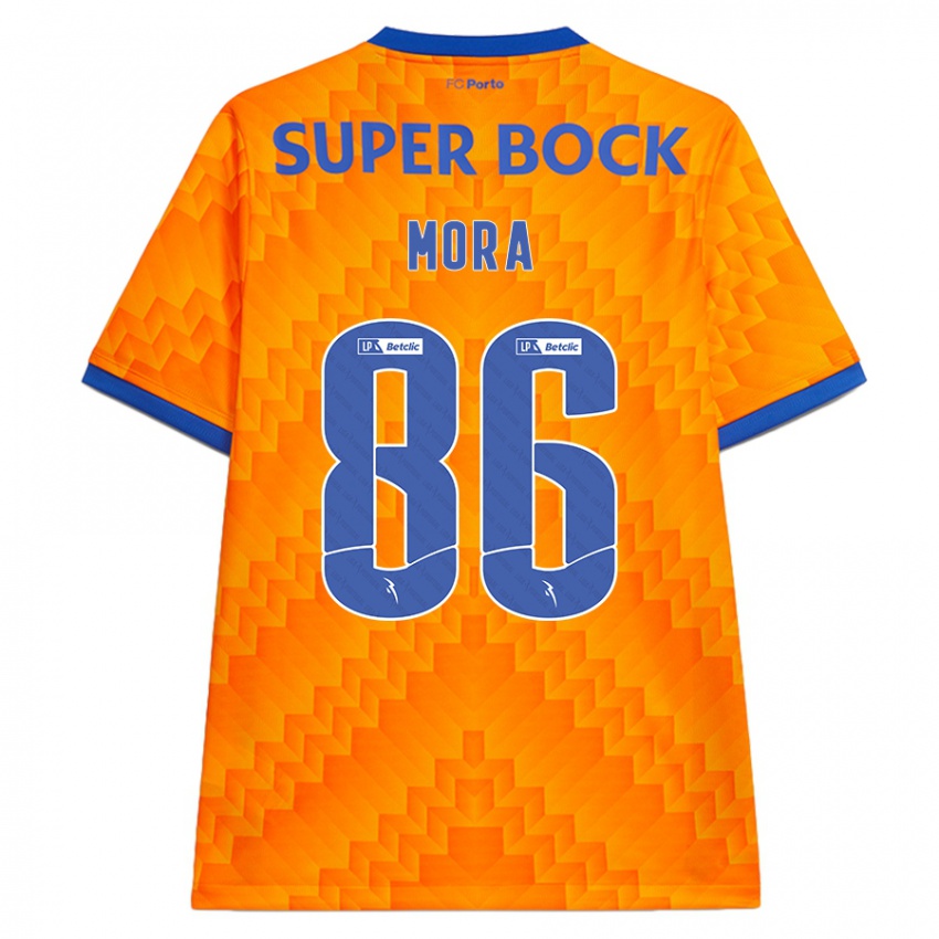 Kinder Rodrigo Mora #86 Orange Auswärtstrikot Trikot 2024/25 T-Shirt