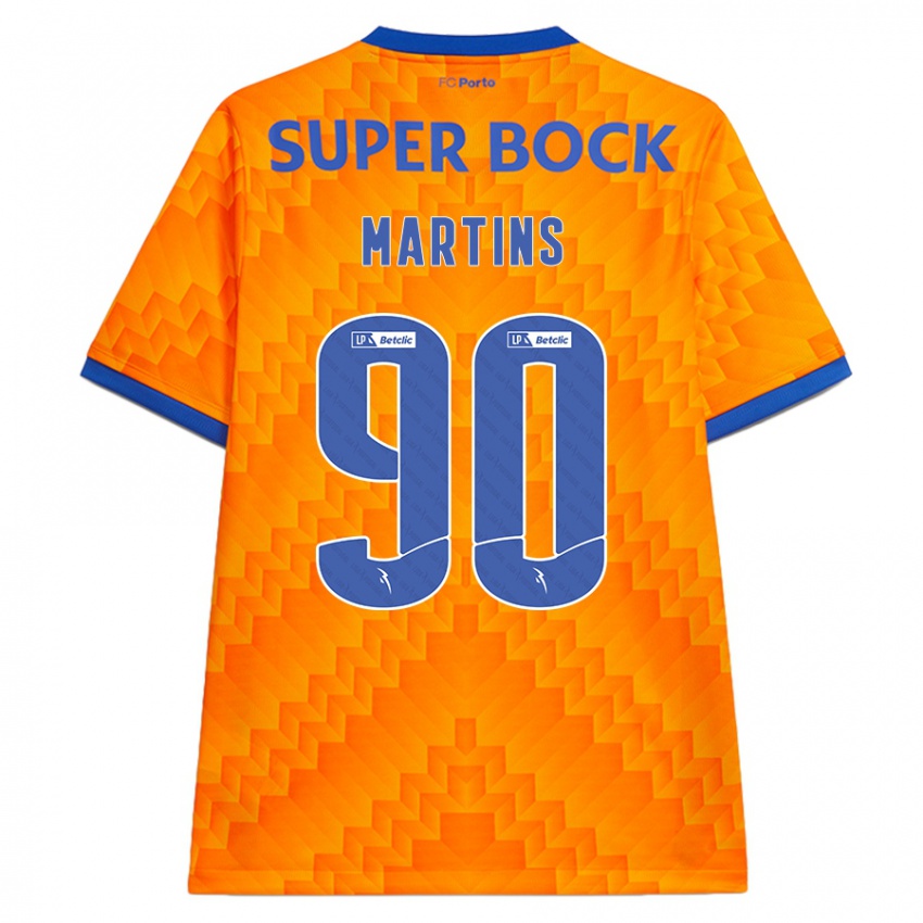 Kinder Gil Martins #90 Orange Auswärtstrikot Trikot 2024/25 T-Shirt