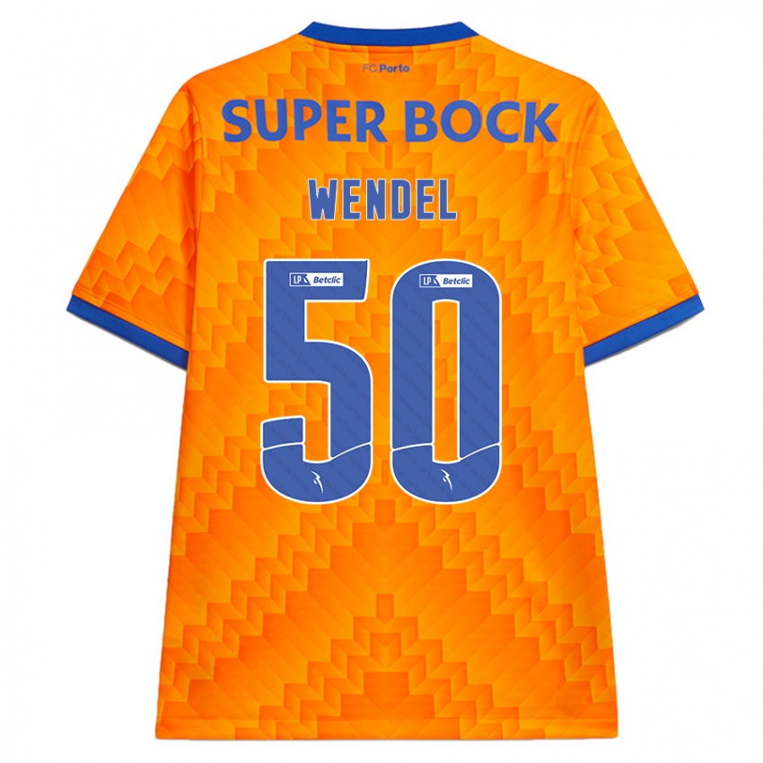 Kinder Wendel #50 Orange Auswärtstrikot Trikot 2024/25 T-Shirt