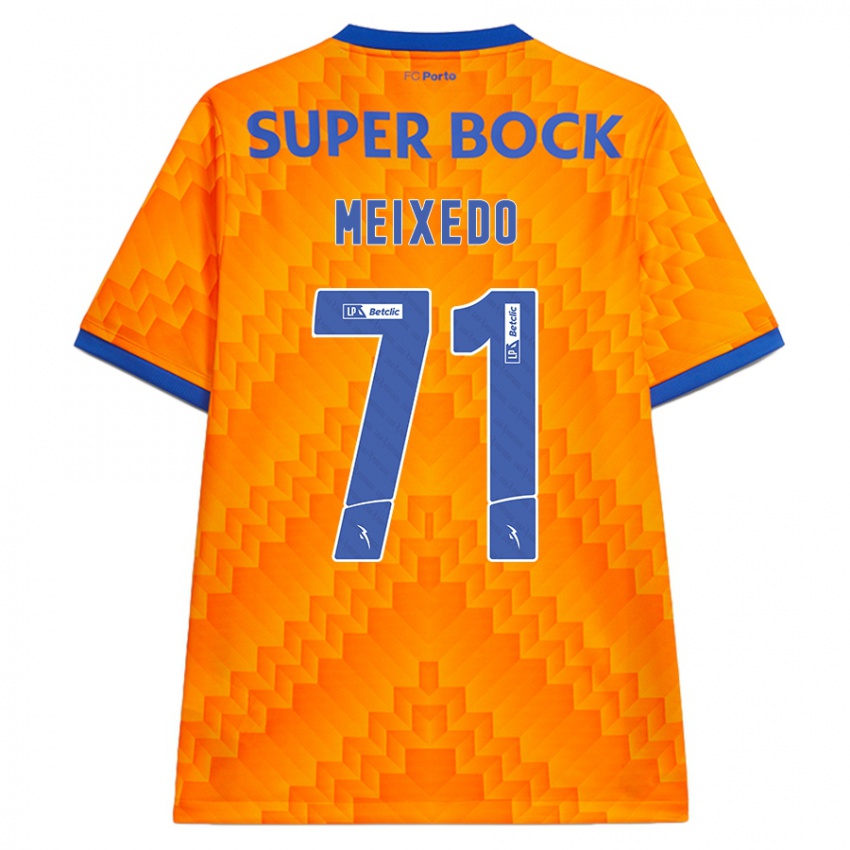 Kinder Francisco Meixedo #71 Orange Auswärtstrikot Trikot 2024/25 T-Shirt