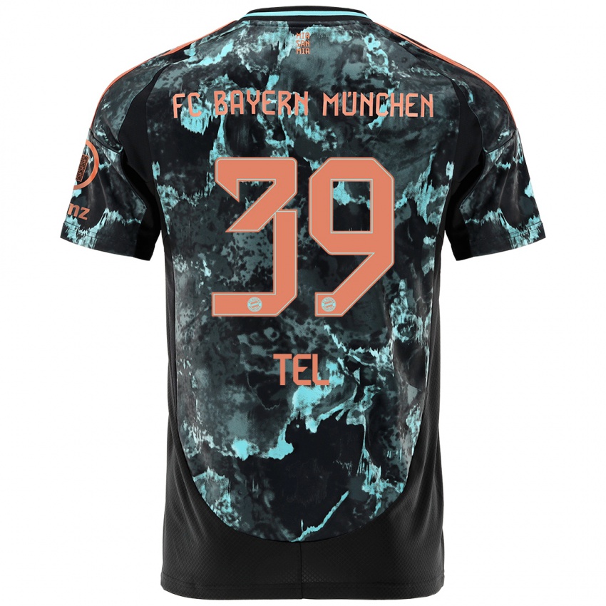 Kinder Mathys Tel #39 Schwarz Auswärtstrikot Trikot 2024/25 T-Shirt