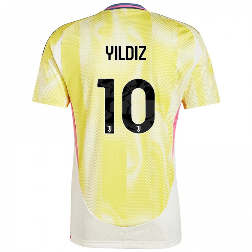 Kinder Kenan Yildiz #10 Solargelb Auswärtstrikot Trikot 2024/25 T-Shirt