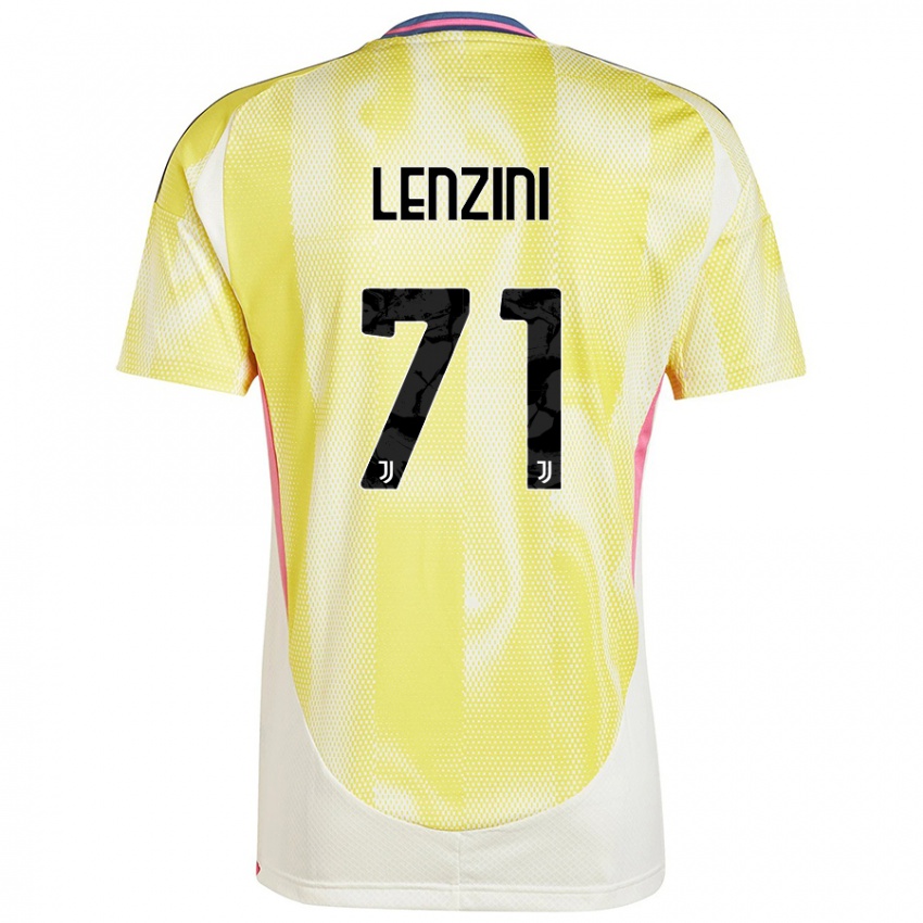 Kinder Martina Lenzini #71 Solargelb Auswärtstrikot Trikot 2024/25 T-Shirt