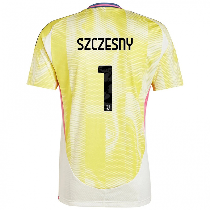 Kinder Wojciech Szczesny #1 Solargelb Auswärtstrikot Trikot 2024/25 T-Shirt