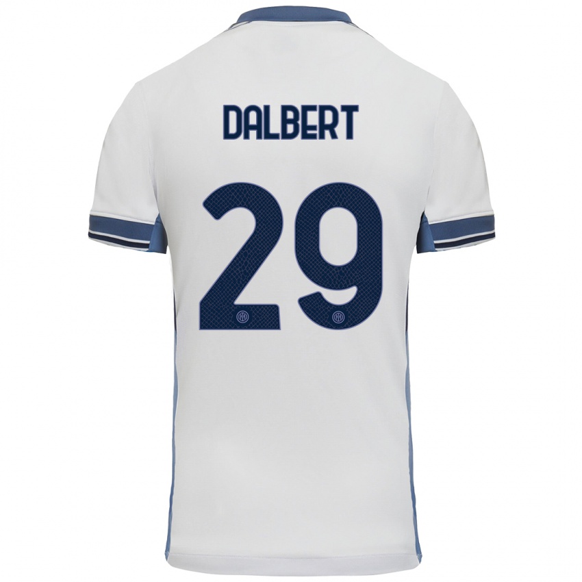 Kinder Dalbert #29 Weißgrau Auswärtstrikot Trikot 2024/25 T-Shirt